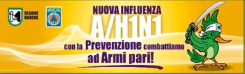 Banner A/H1N1 Prevenzione Regione Marche